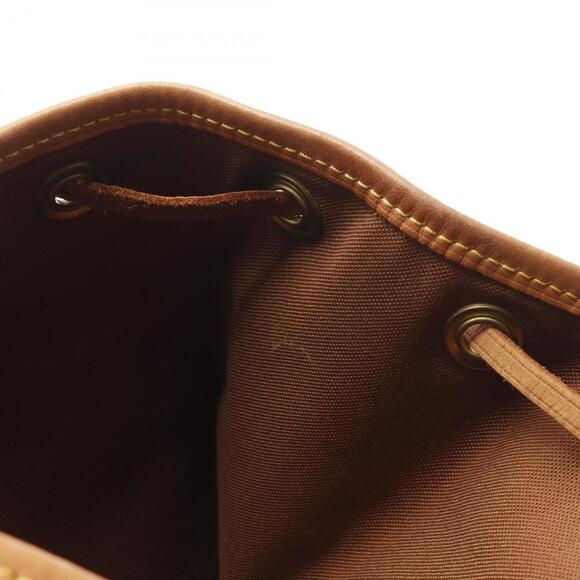LOUIS VUITTON Brown Monogram Leather Backpack - Picture 10 of 10
